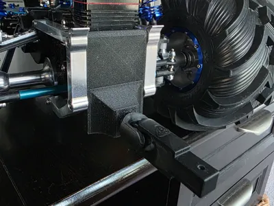 Servo mounted Hitch for Clodbuster Truck