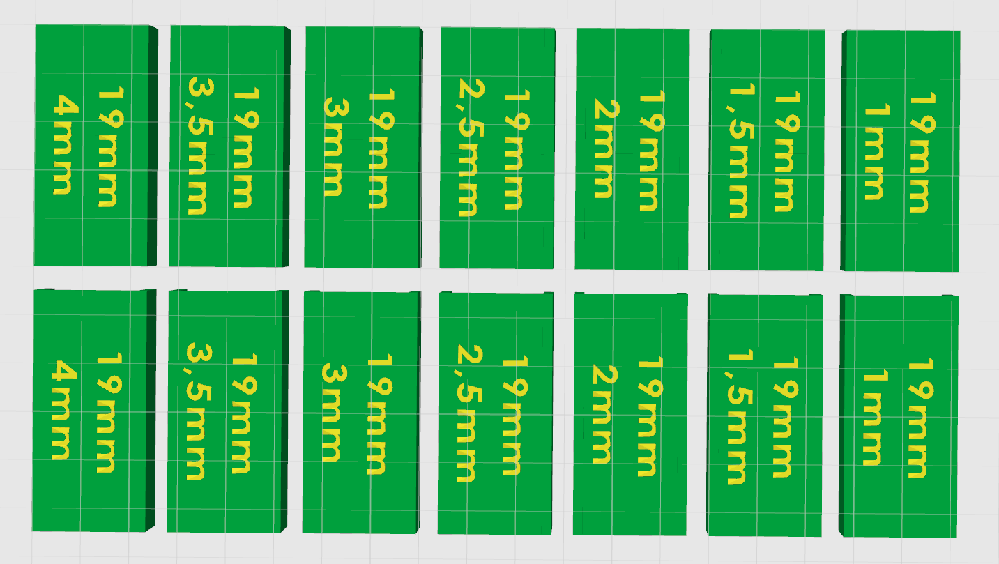 Miniatura 4 do modelo 3D Drawer Face Spacers V2 
