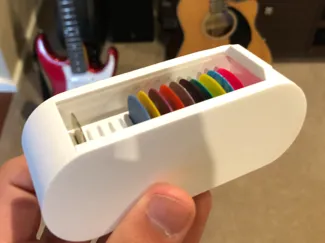 sliding cover pick holder