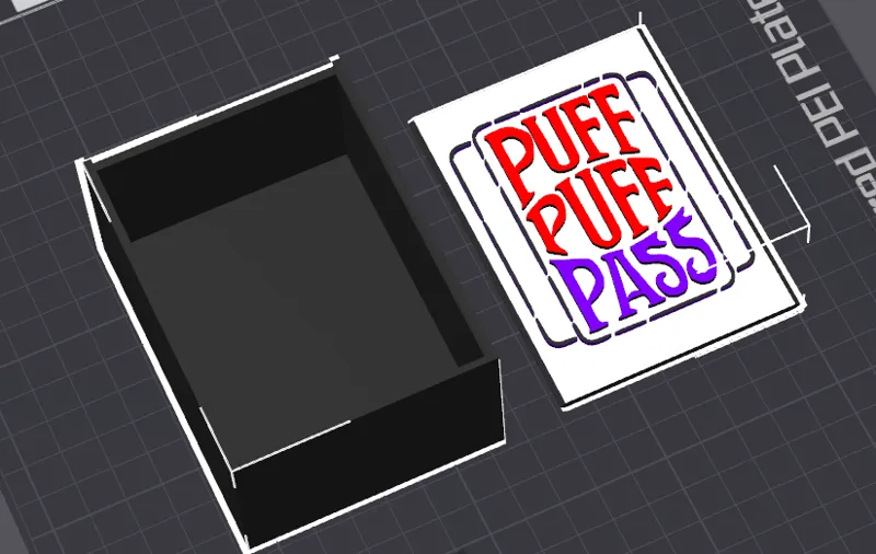 Puff Puff Pass Card Game Box