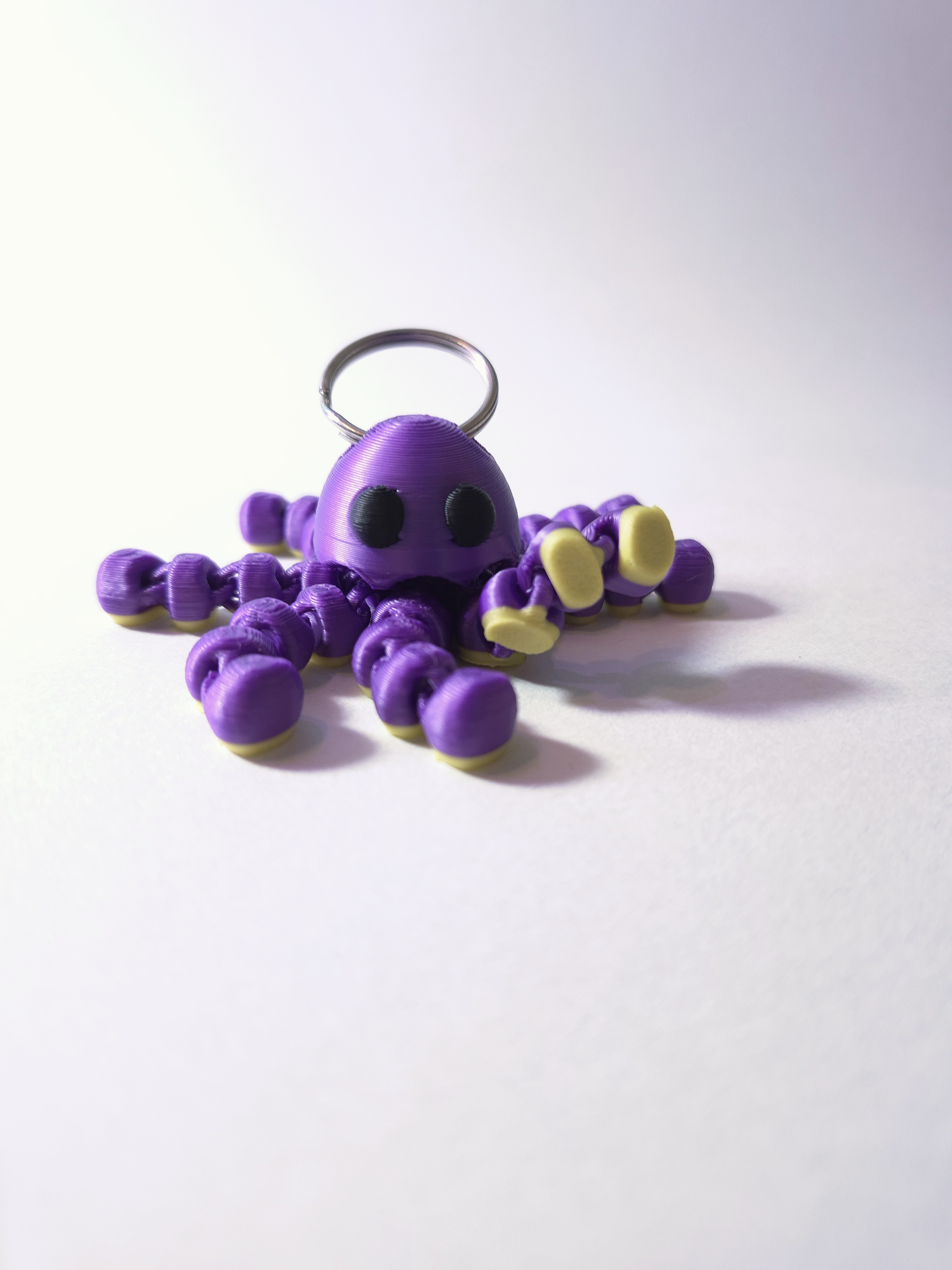 Miniatura 2 do modelo 3D Flexi Cute Octopus - Keychain / Toy