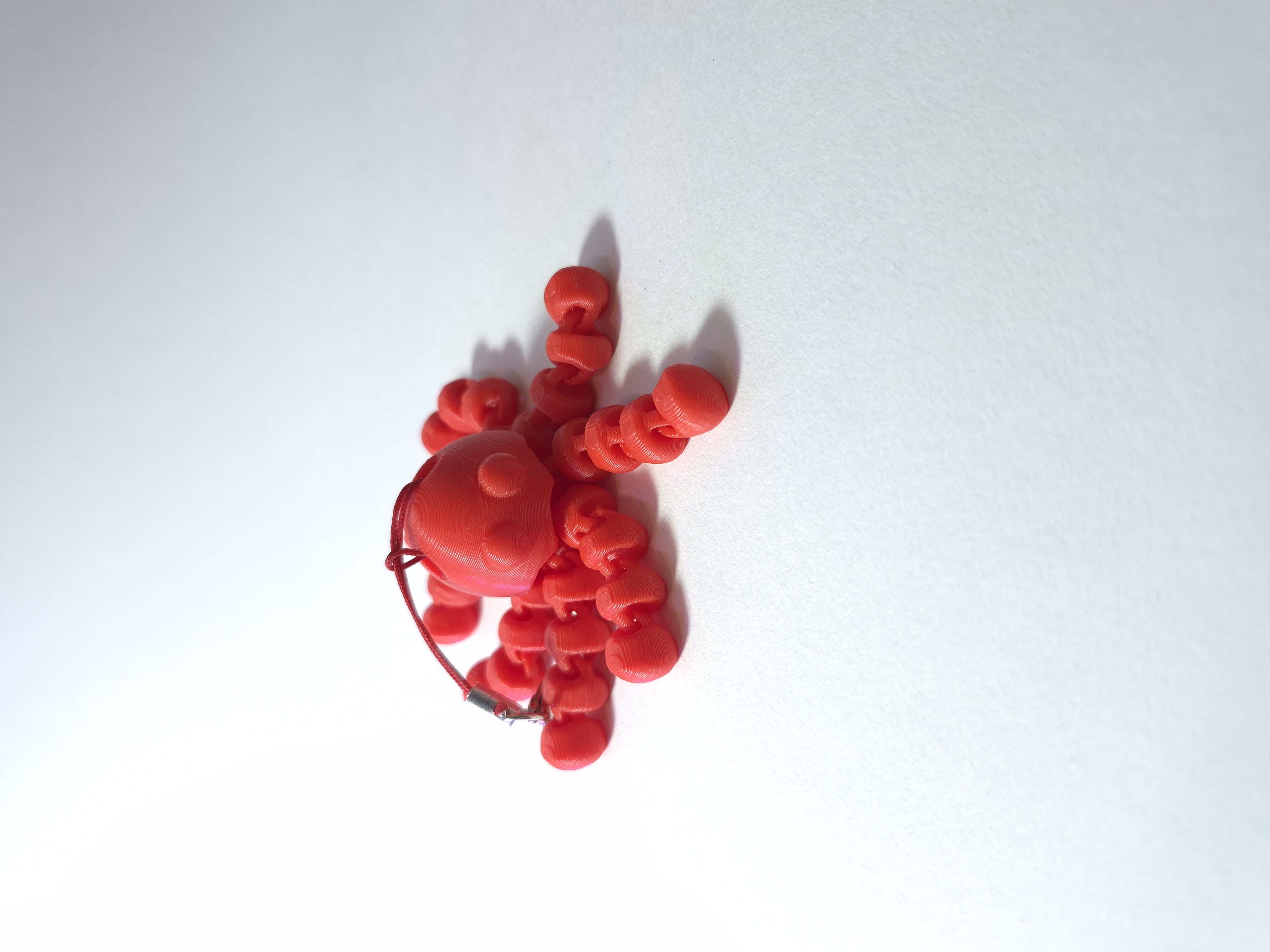 Miniatura 1 do modelo 3D Flexi Cute Octopus - Keychain / Toy