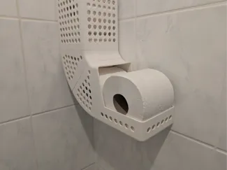 toilet paper dispenser deluxe + customizable track