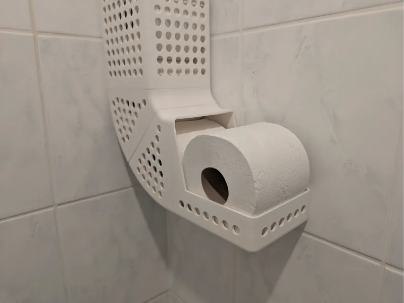 toilet paper dispenser deluxe + customizable track