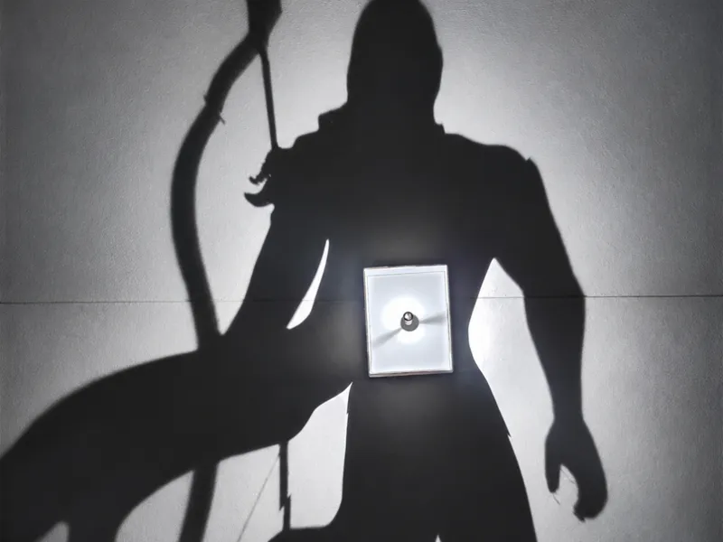 Rama lampara de sombra