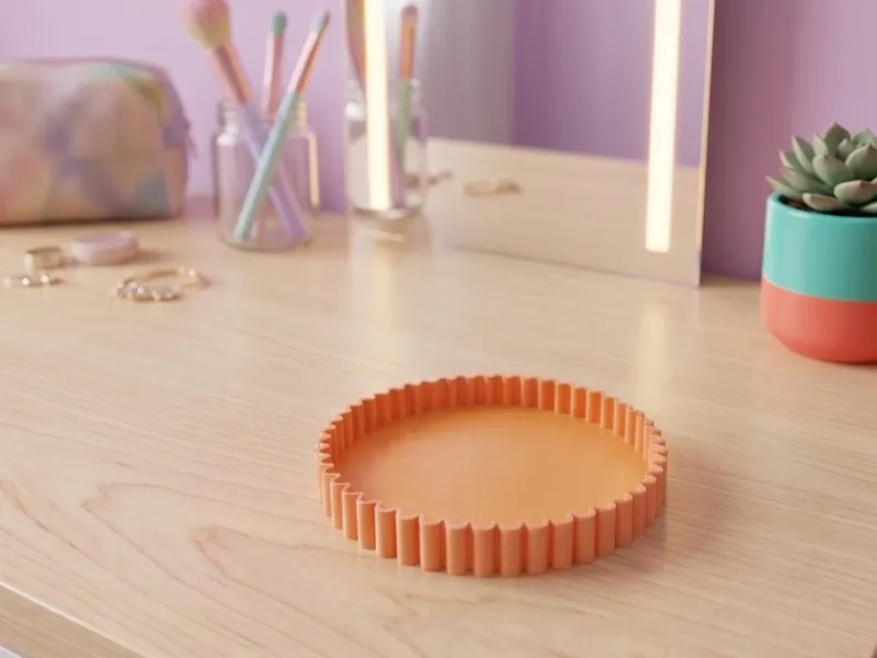 Cute Minimalist Wavy Tray 
