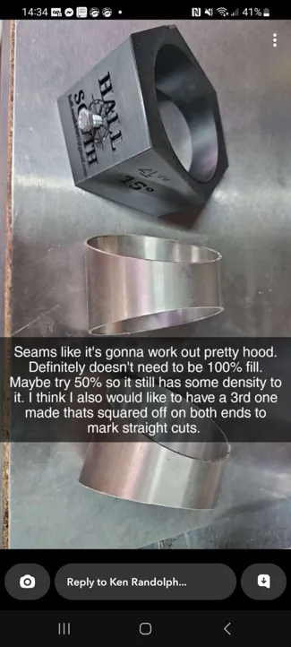 Tail Pipe Jig - 15 degrees - 9 Degrees and 0 dregrees