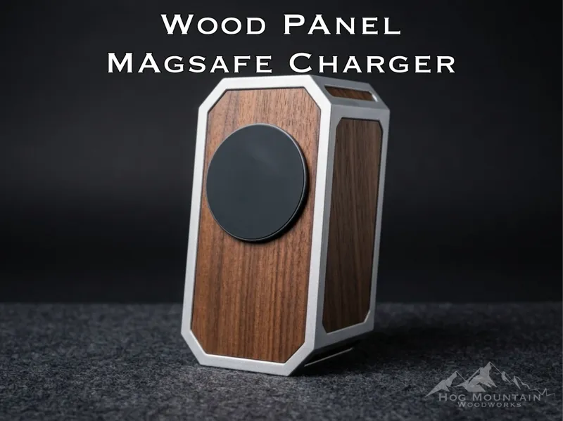 Magsafe Charger with Wood (or 3D printed) Panels