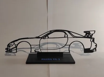 Silhouette Mazda RX-7