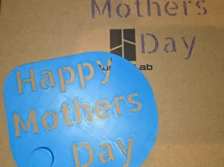 Happy Mothers Day Stencil