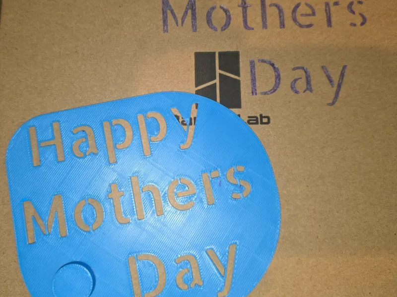 Happy Mothers Day Stencil