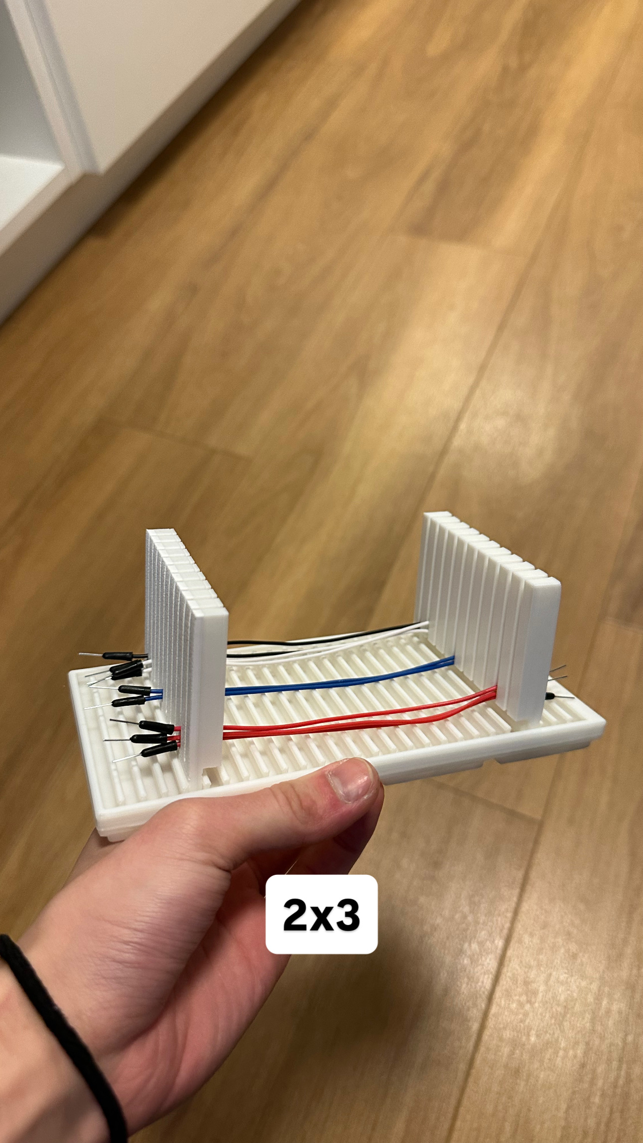 Miniatura 1 do modelo 3D Gridfinity Variable Length Jumper Wire Organizer 