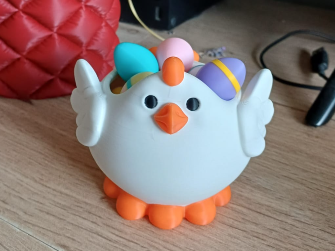 Cute Chicken Easter Basket