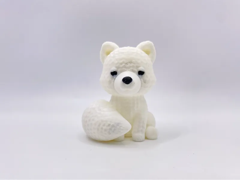 Knitted Arctic Fox