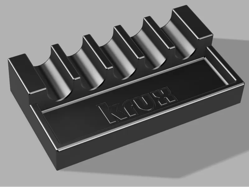 Krux paint brush holder, holds 5 paint brushes.