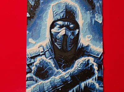 Sub Zero Freeze Mortal Kombat Hueforge