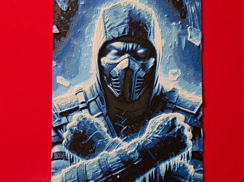 Sub Zero Freeze Mortal Kombat Hueforge