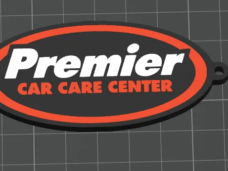 Premier Car Care key chain fob