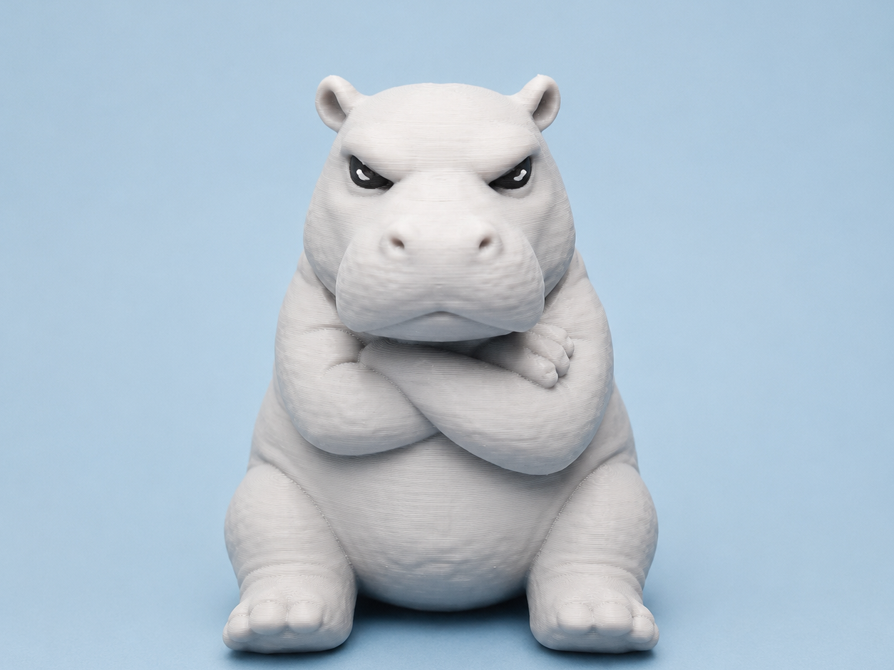 Grumpy Hippo