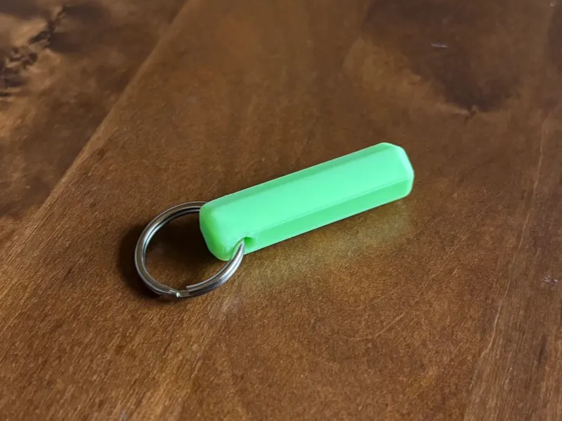 Glow in the dark keychain