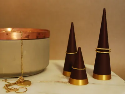 Modern Ring Holders – Jewelry Display - Ring Cones