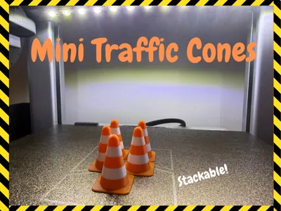 Traffic Cones - Mini