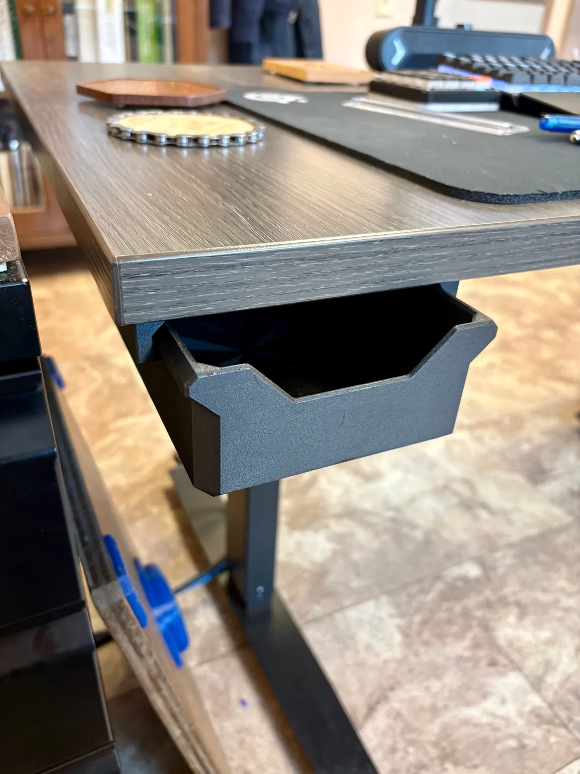 Under Desk Sliding Drawer – Screw Mounted view 2