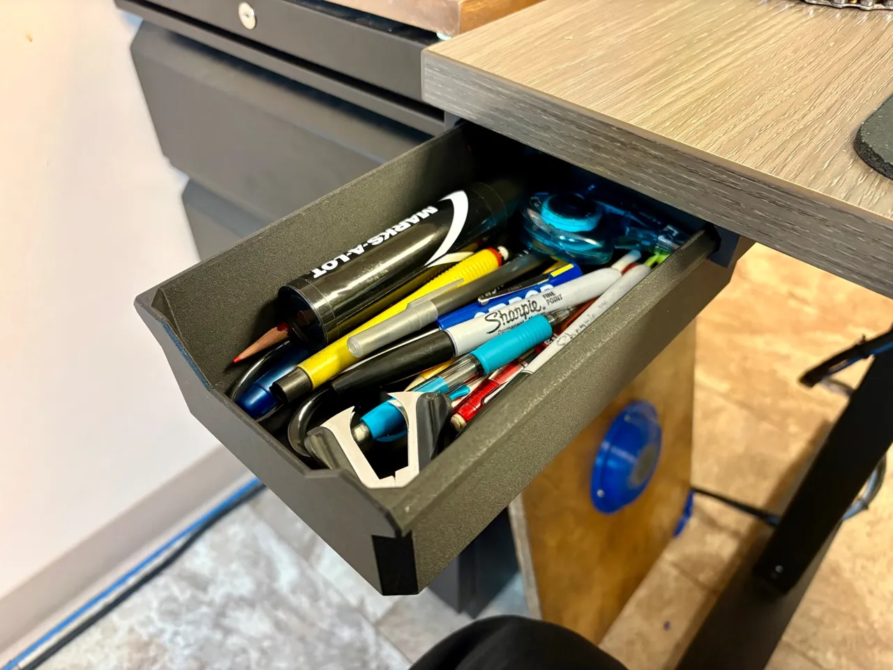 Under Desk Sliding Drawer – Screw Mounted view 4