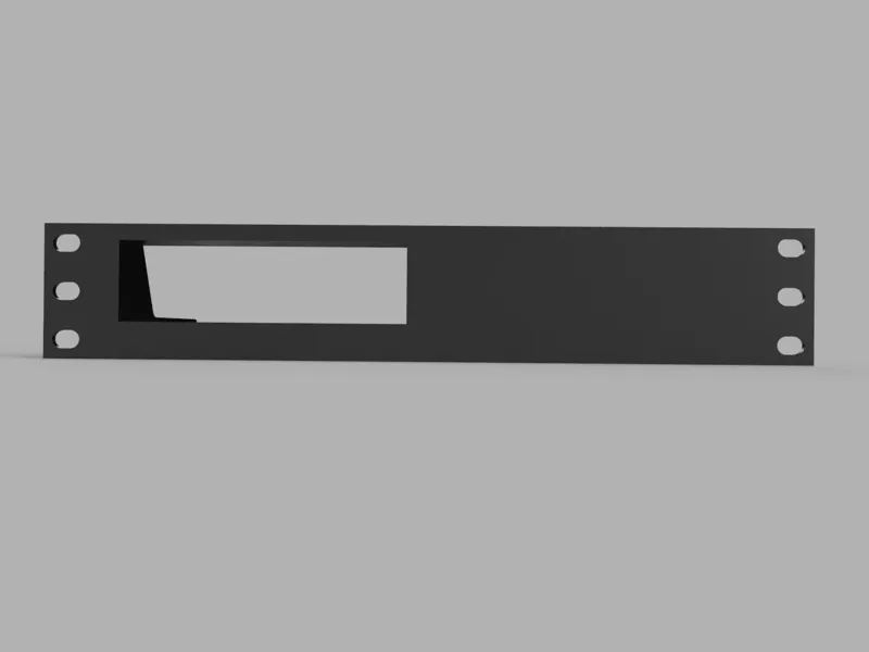 10 Zoll Rack Blende für Netgear GS305 Hub Links