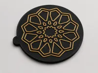 Arabesque Sunburst Lines - 0.2mm layer, 2 walls, 15% infill