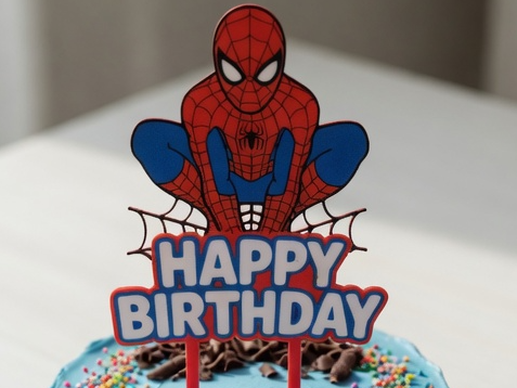 Spiderman Cake Topper