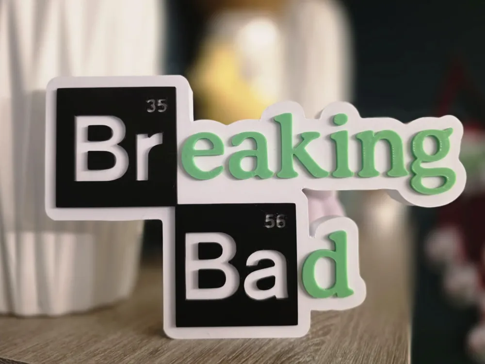 Logo Braking Bad by GENSAM MakerWorld: Download Free 3D Models