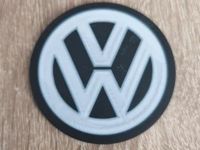 VW Coaster + Holder
