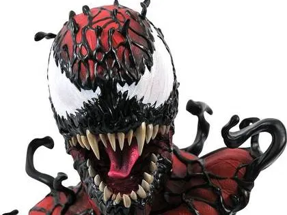 carnage head bust colored