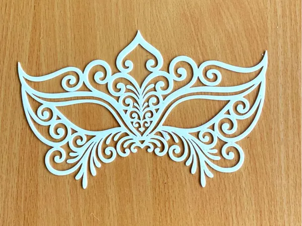 Masque de carnaval filigrane