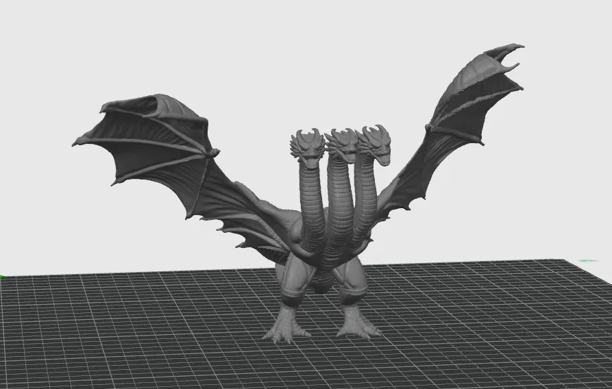 New Three Headed Dragon V2 - Free 3D Print Model - MakerWorld