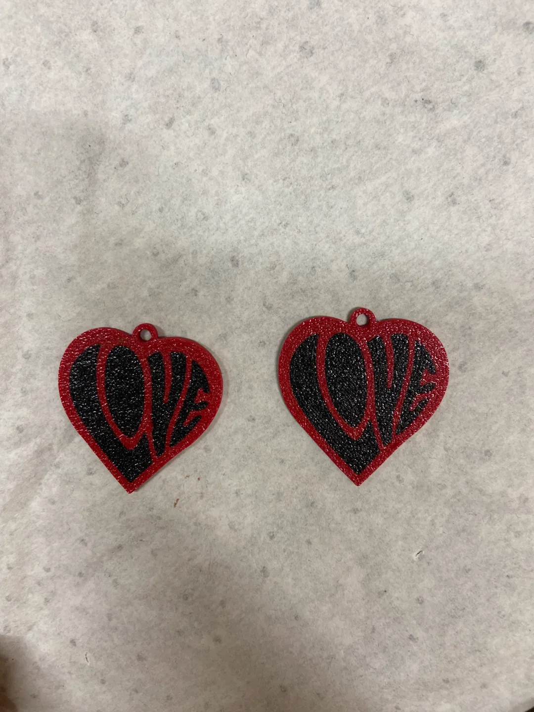Love earrings view 2