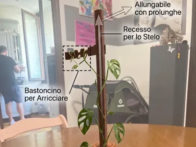 modular extendable climbing plant support