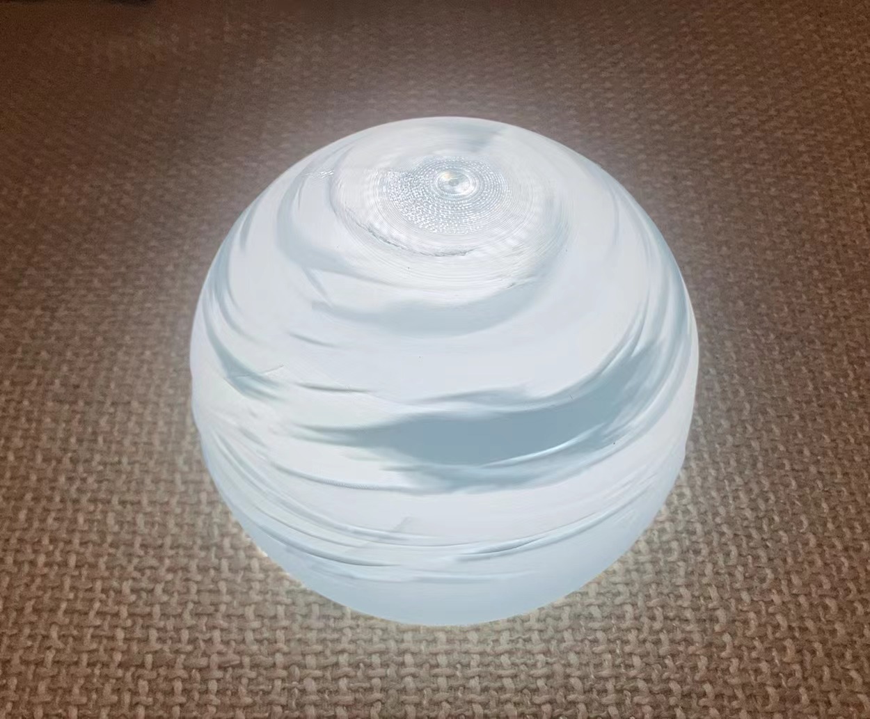 Miniatura 3 do modelo 3D 可自定义的“最瓦”桌面夜灯和置物盘