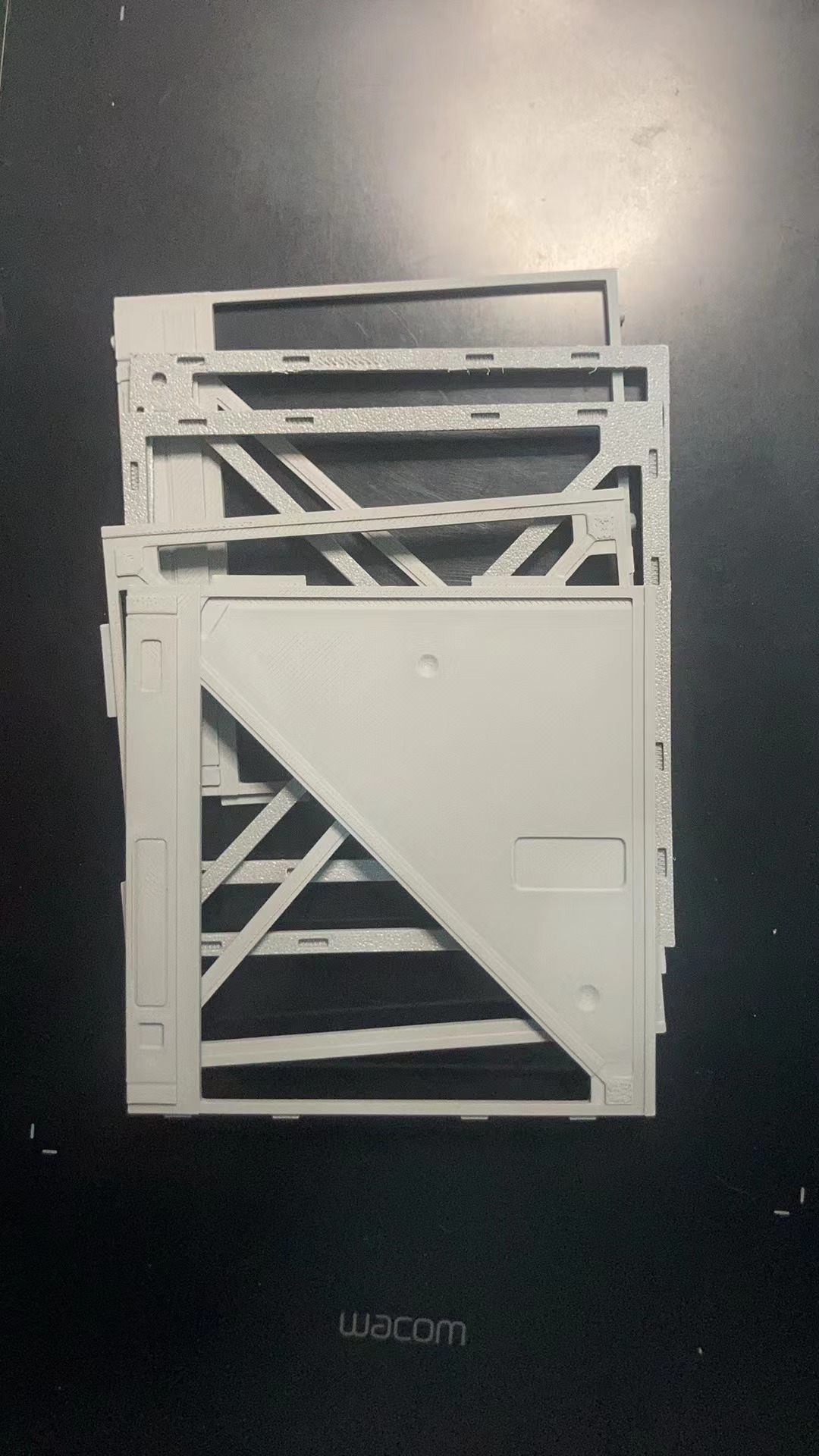 Miniatura 1 do modelo 3D 可自定义的“最瓦”桌面夜灯和置物盘