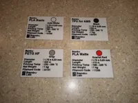 0.4mm hot end, 0.2mm layer, 1 walls, 15% infill