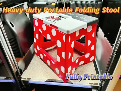 Heavy-duty Portable Folding Chair(Fully Printable)