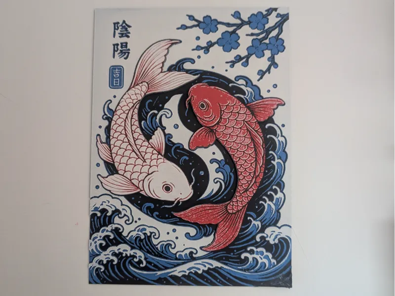 Koi Fish Japanese 3D Artworld 
