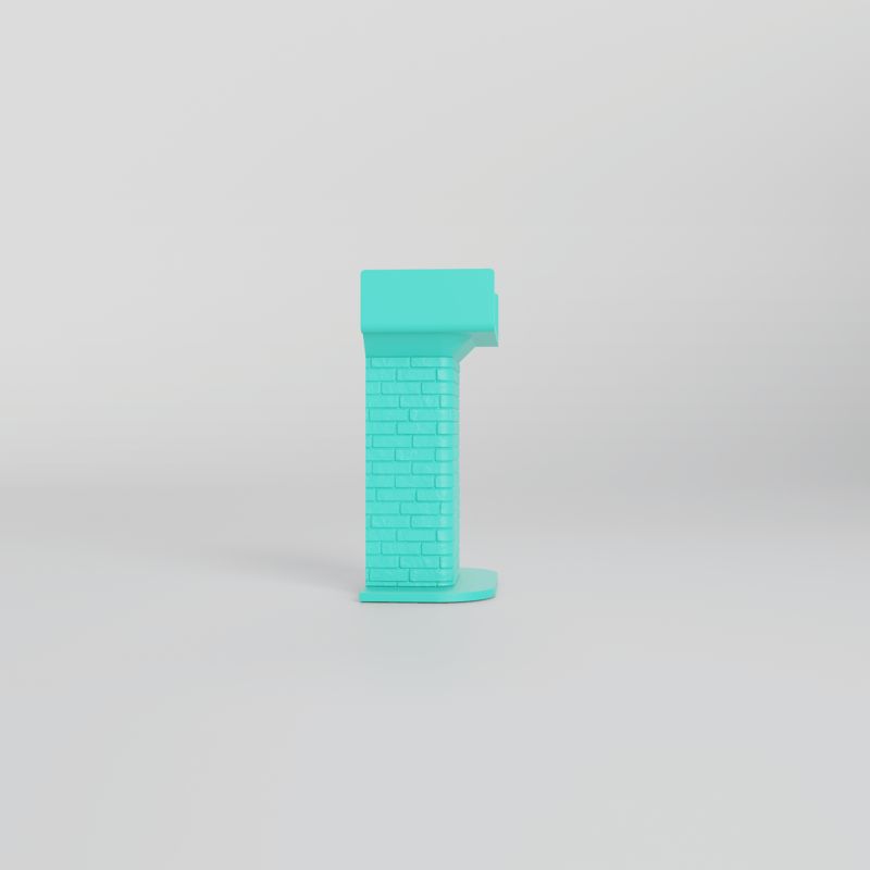 Textured Bridge Pillar - IKEA Train Set compatible