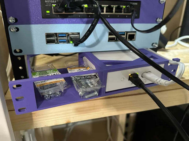 Insteon Hub v2 10" Rack Mount w/ side shelf