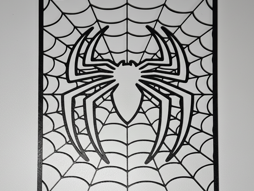 Spiderman Logo Spiderweb Web Wall Art Decor 
