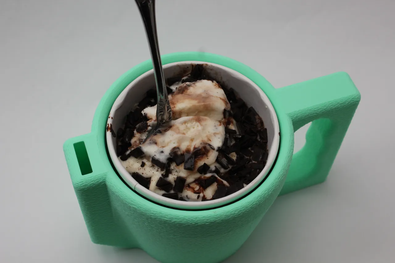 Ice Cream Pint Cozy| Keep Your Hands Warm view 3