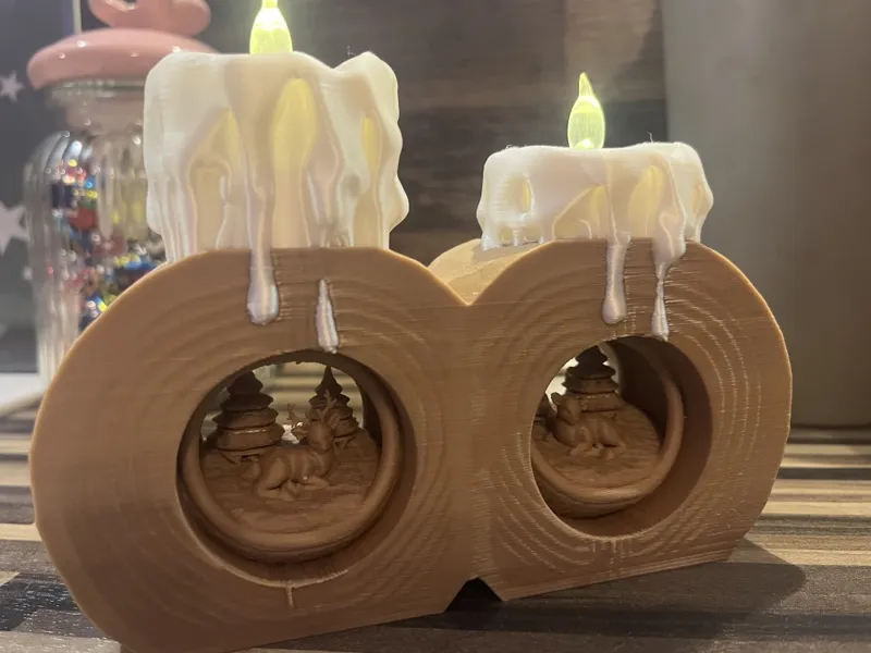 Rendeer Twin Candle LED Light