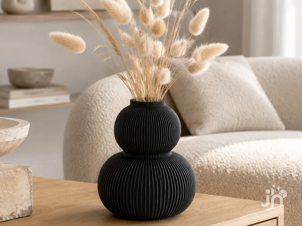 Jarrón decorativo: Japandi Vase – FINSPÅR. Referencia del modelo original.