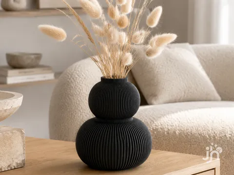 Jarrón decorativo: Japandi Vase – FINSPÅR — referencia de MakerWorld